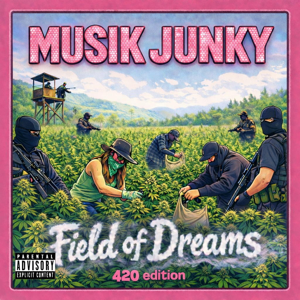 64gb MP3 MIXTAPE USB ,FIELD OF DREAMS 420 EDITION